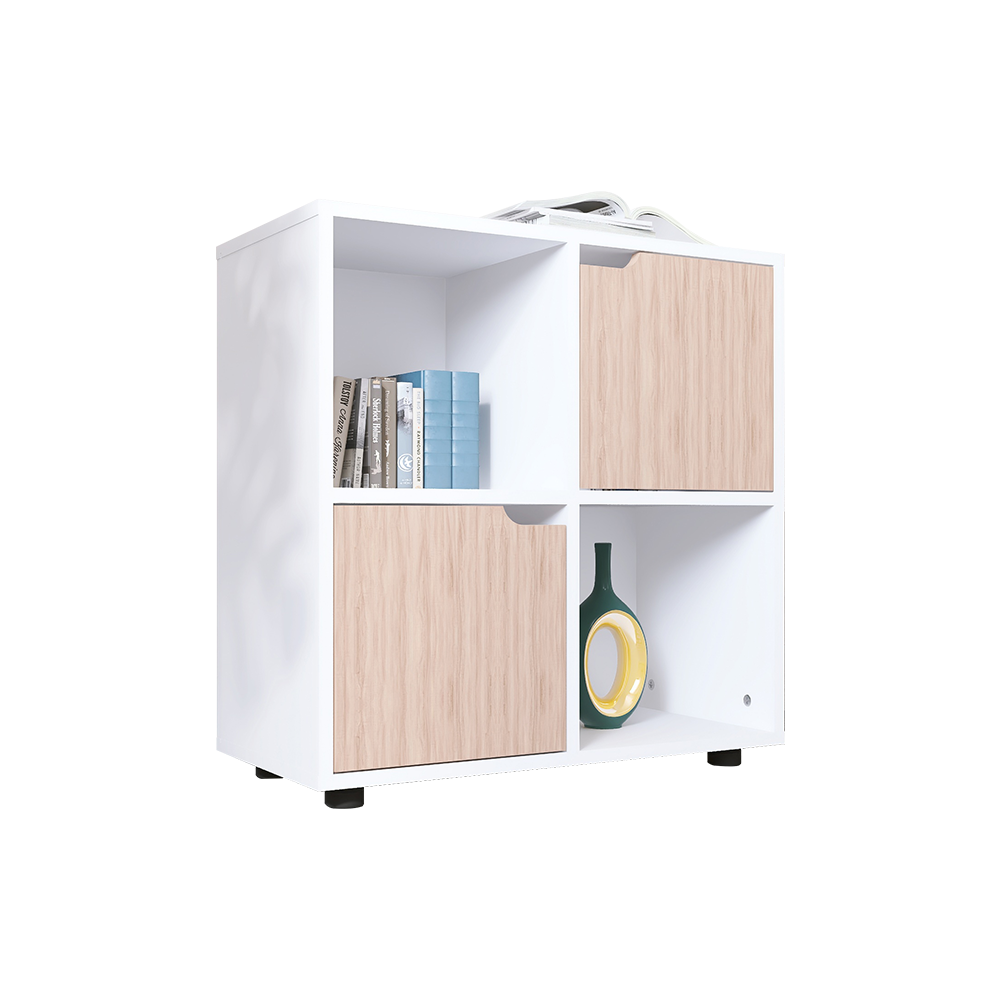 4 Cube Wooden Bookcase